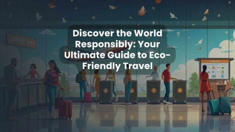 Discover the World Responsibly: Your Ultimate Guide to Eco-Friendly Travel