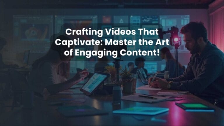 Crafting Videos That Captivate: Master the Art of Engaging Content!