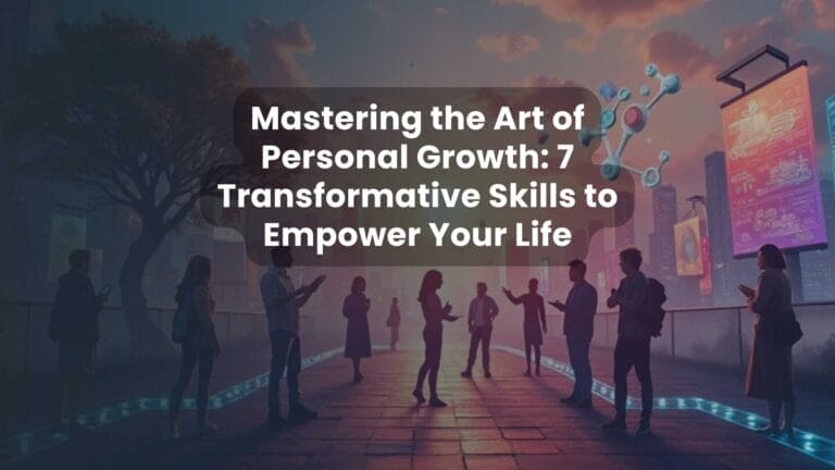 Mastering the Art of Personal Growth: 7 Transformative Skills to Empower Your Life